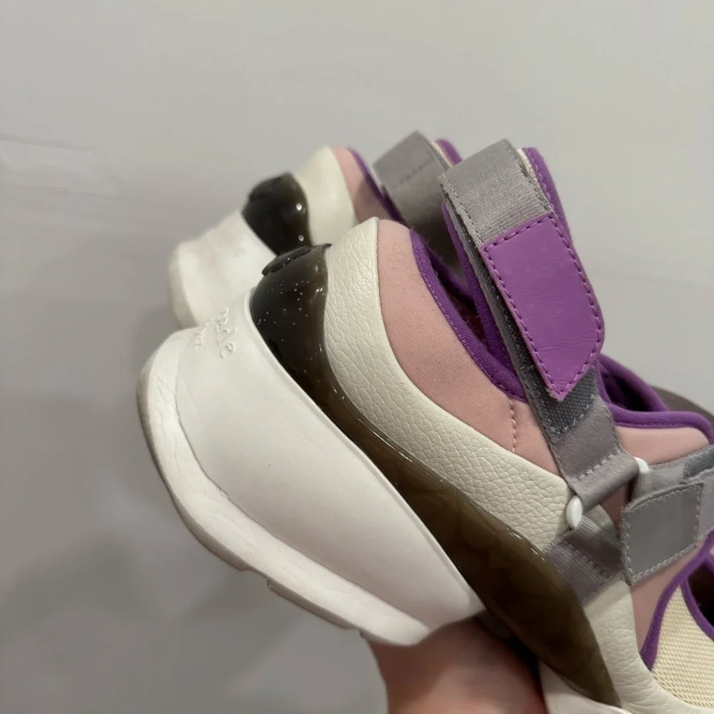 Kate Spade Cloud Cut Out Chunky Platform Sneakers Purple